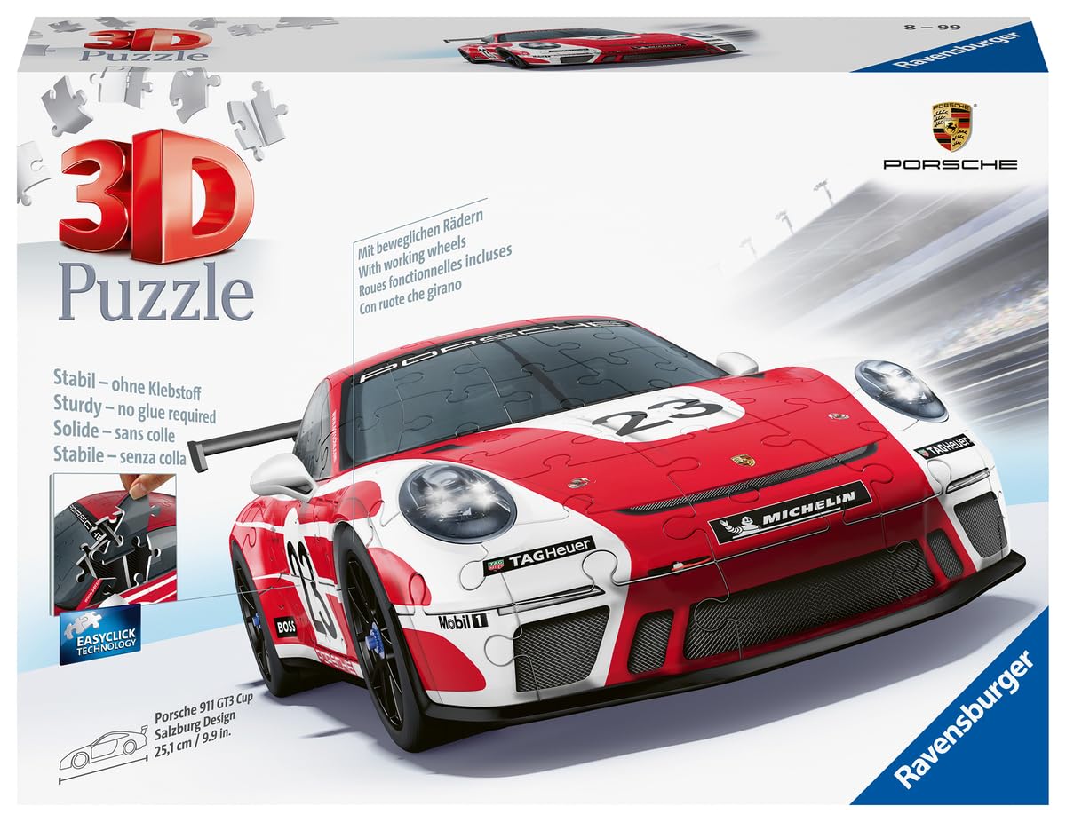 Ravensburger 3D Puzzle 11558 - Porsche 911 GT3 Cup im Salzburg